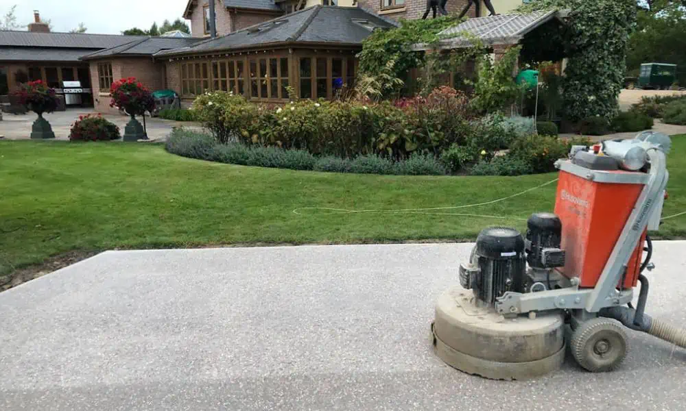 Exterior Polished Concrete