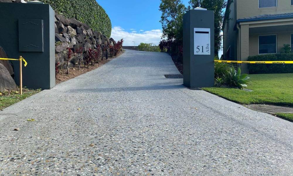 Exterior Polished Concrete