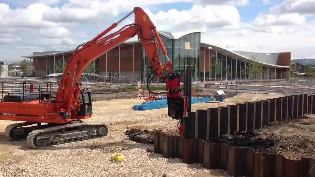 Steel Cased Driven Piling